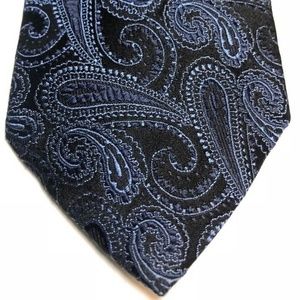 Hugo Boss Black and Blue Paisley Classic Tie
